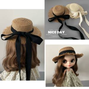 BLYTHE small cloth doll sun hat
