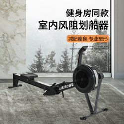 Wind Resistance Rowing Machine, Foldable Multi-Functional Abdominal Exercise Rowing Machine, Indoor Home Aerobic Exercise Equipment Rowing Machine
