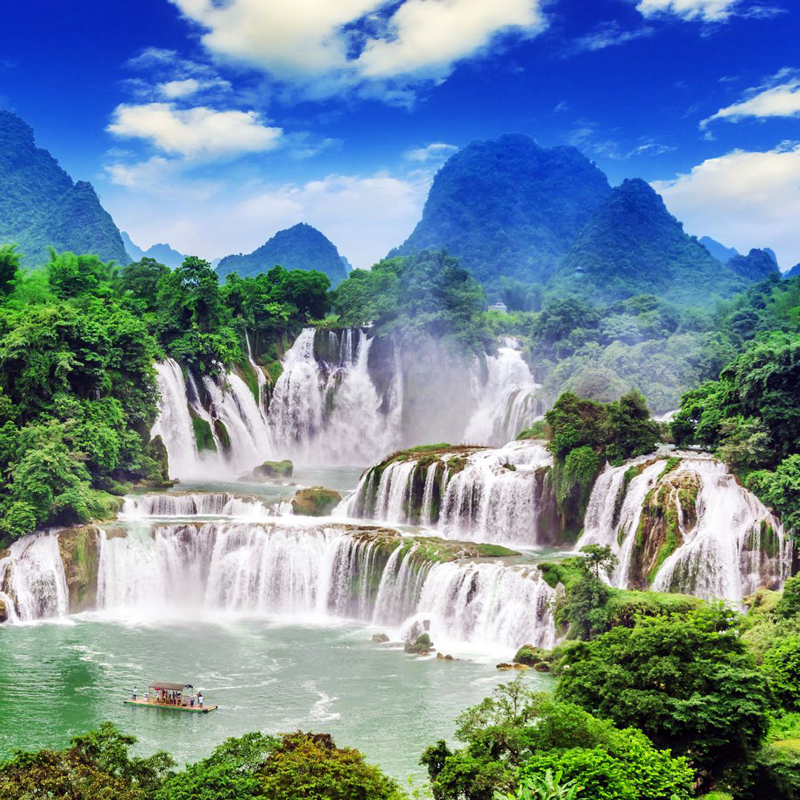 【私家团】广西南宁旅游德天瀑布通灵明仕巴马3天2晚纯玩三日游