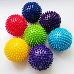 Pvc Massage Hedgehog Ball Relaxes Shoulder and Neck Muscles and Stimulates Palm and Foot Acupoints, Pressure-Type Short-Spine Fascia Ball