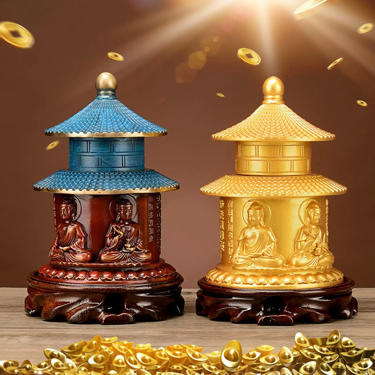 銅製品 ひょうたん塔 仏教の宝物 置物\r \ 銅製品 ひょうたん塔 仏教の宝物 置物