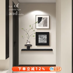 Minimalist Black and White Gray Entrance Decorative Painting, Wall Art Facing the Front Door, 2025 New Style, High-End Corridor and Hallway Hanging Painting