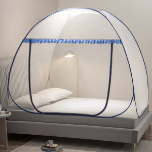 Household installation free lazy mosquito net 0.9 * 1.9 * 2 * 1.1 * 1.8 * 1.5m universal yurt for student dormitories
