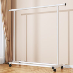 Clothes Drying Rack, Floor-Standing, for Home Use, Bedroom Clothes Rack, Balcony Clothes Drying Rack, Dormitory Indoor Movable Simple Coat Rack