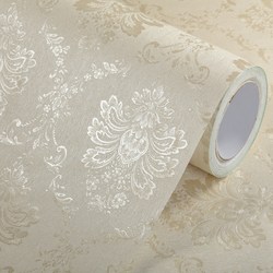 Retro European Floral Wallpaper Self-Adhesive Waterproof and Moisture-Proof Living Room Bedroom Background Wall Wallpaper Home Wall Sticker High-End