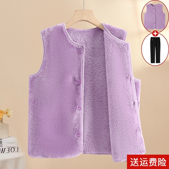
Mother's clothing Dongjia velvet thickened vest warm jacket