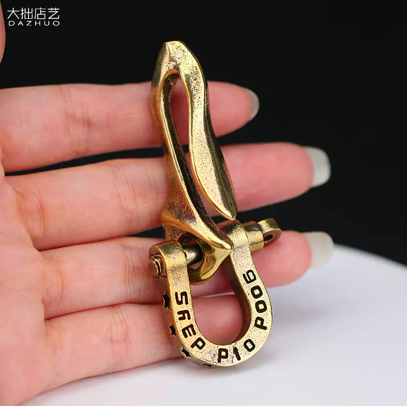 Amazon.com: Usoway 创意中黄铜钥匙扣挂件Key chain pendant