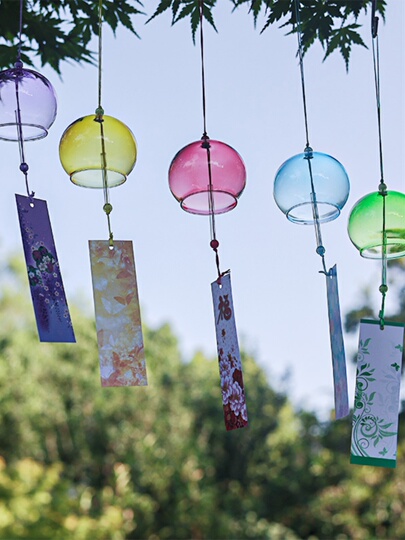 ステンドグラス ウィンドチャイム DIY キット - 手作りクラフト