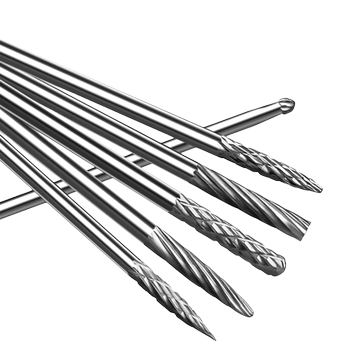 Extended carbide rotary file tungsten steel grinding head milling cutter