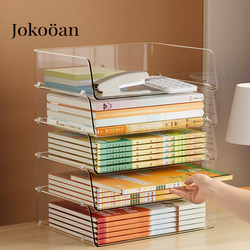 Subject Classification Storage Box, Student Desktop Bookshelf, Book Stand, Document Organizer, Stackable Multi-Layer Storage Rack