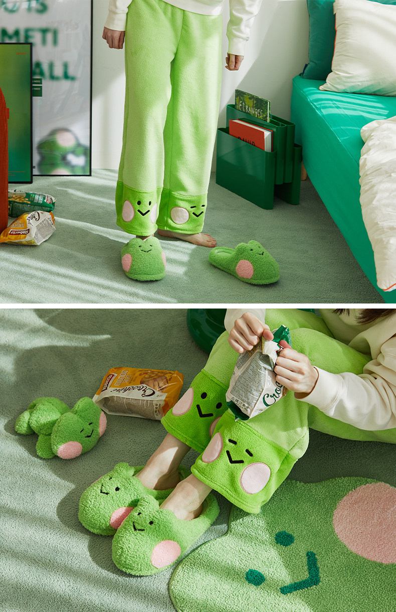 ラインフレンズ レニーニ 冬用 ぬいぐるみパジャマパンツ