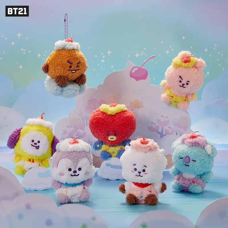 BT21 SHOOKY SPRING DAY 絨毛鑰匙圈– LINE FRIENDS_TW