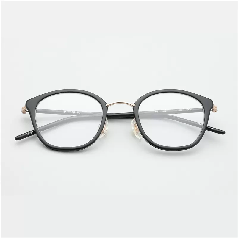 韩国代购KANEKO OPTICAL金子眼鏡KM29轻盈15g板材椭圆形近视镜架-Taobao