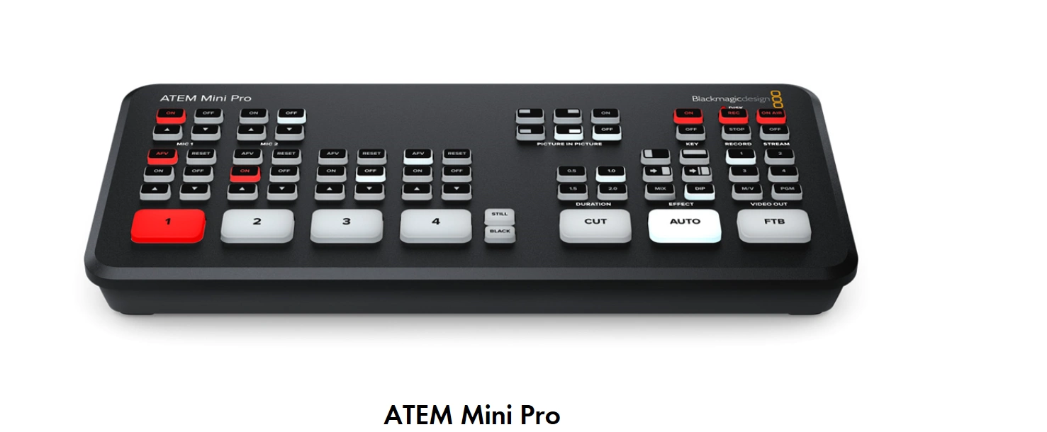 2020年现货BMD ATEM Mini Pro 4路HDMI输入Fairlight调音台-Taobao