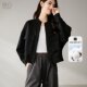 Late white 2025 spring sports baseball uniform jacket temperament cotton jacket women