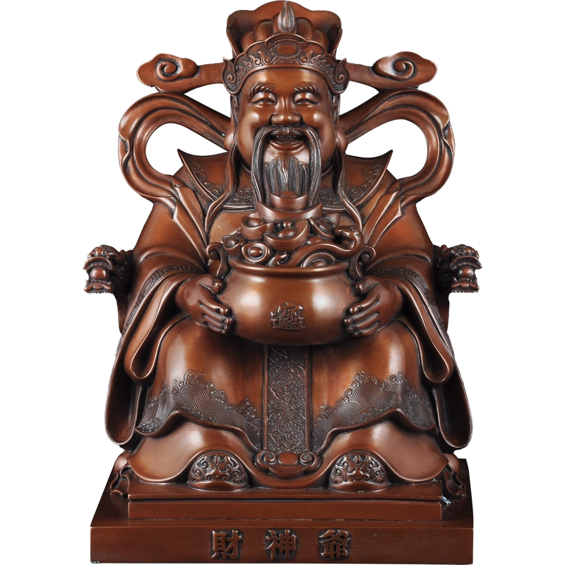 紫銅色九層文昌塔擺件手工銅製中式風水工藝品客廳書房家居裝飾送禮用