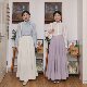 Silent Home 2025 Spring and Summer Dropping Cake Skirt Half-length Skirt Women's Slim Pleated A-line Skirt Gentle Style