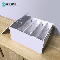Office Invoice Document Accounting Voucher Organizer Receipt Bill Express Delivery Note A5 Paper Storage Box