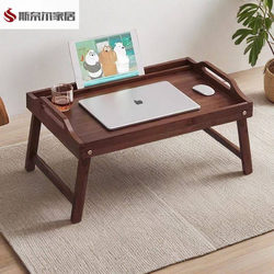 Japanese-Style Small Tea Table for Bed, Bedroom Small Coffee Table, Simple Kang Table, Bay Window Table, Balcony Tatami Foldable Low Table