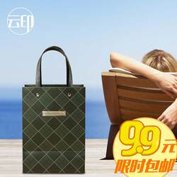 Father's Day Gift Bags New Products Wholesale Gift Bags for Father's Day Classic Checkered Pattern Packaging Paper Bags