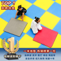 Taekwondo Professional Floor Mat Foam Mat Splicing Hip-Hop Fitness Large Piece Anti-Fall Soundproof Thickened Mat