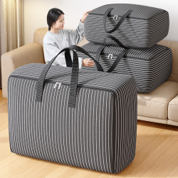 Clothes and Quilt Storage Bags, Thickened Oxford Cloth Moving Luggage Packing Bags, Large-Capacity Moisture-Proof Organizing Woven Bags