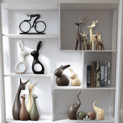 Small Ornaments, Creative Home Furnishings, Living Room, Tv, Wine Cabinet, Entrance Hall, Accessible Luxury, Modern Office, Scandinavian Deer Craft Decorations