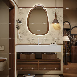 Corian integrated basin antique style bathroom cabinet combination