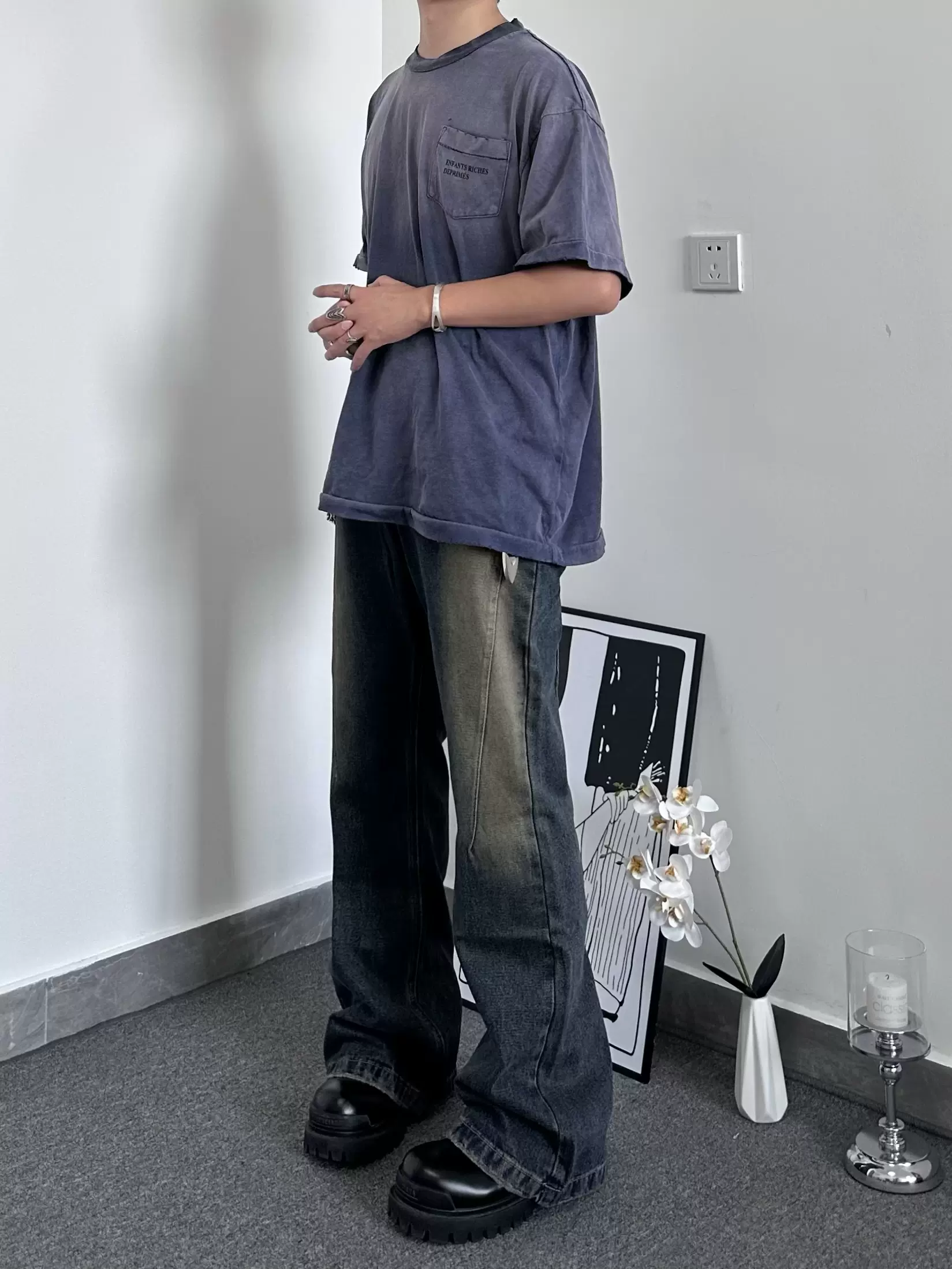 ENFANTS RICHES DEPRIMESブラックデニム新品未使用ERD