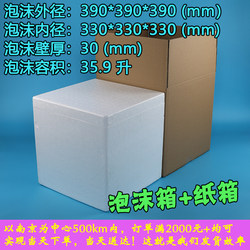 Dry Ice Foam Box with Carton Foam Wholesale Express Packaging Biomedicine Insulation Extra Large Foam Box Box