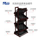 Yeshen manufactures supermarket fruit shelves convenience store vegetable racks mini steel double-sided fruit store display racks