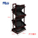 Yeshen manufactures supermarket fruit shelves convenience store vegetable racks mini steel double-sided fruit store display racks