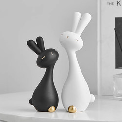 Living Room Decorations, High-End Tv Cabinet, Tabletop Rabbit Ornaments, Art Home Accessories, Light Luxury, High-End Feel, Niche