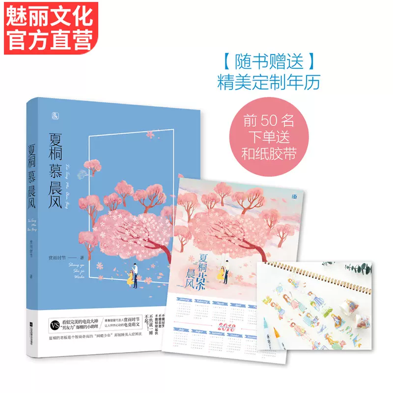 正版现货夏桐慕晨风赏雨时节著电竞网游文花火