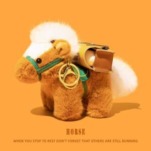 适用华为freeclip2保护套freebudspro5耳机壳freebuds7i/6i蓝牙freebudsse2代se3耳夹式pro4e毛绒arc可爱小马