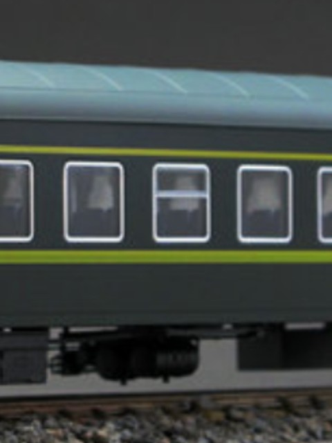 Train Heroine Model Tianchao N27 25g with Lights, Hard Seat, Hard Sleeper, Camping, Dining Car Yz Yw Postal