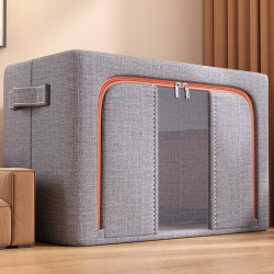 4-Pack Large Capacity Clothing Storage Boxes for Home Use, Wardrobe Storage Boxes for Clothes and Quilts, Organizing Magic Storage Boxes