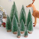 Christmas decoration mini Christmas tree desktop luminous light pendant small pine needle tree scene atmosphere layout
