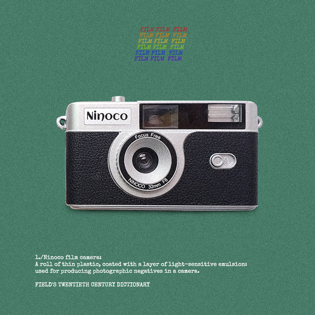 Japanese NINOCO NF-1 film camera 135 film point-and-shoot machine with controllable flash