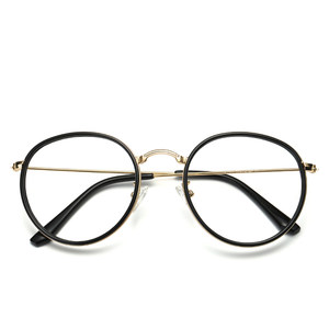Myopia glasses box female Korean edition tide retro big frame round face can be matched with grade number anti -radiation eye frame mirror frame men
