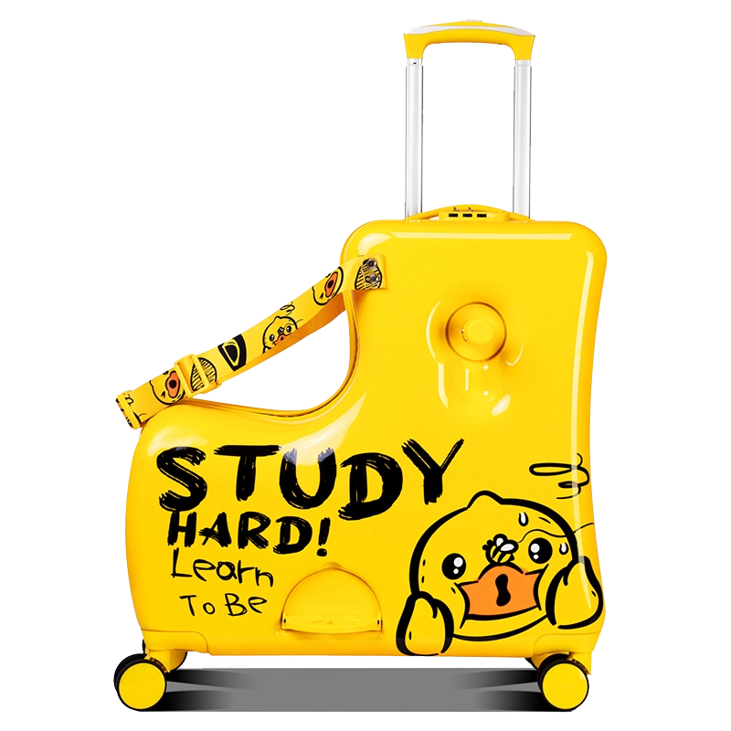 B.DUCK 座れる スーツケース キャリーケース 24インチ アヒル 大容量