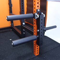 Leg Curl Trainer Multifunctional Squat Rack Accessory Seated Leg Extension Equipment Home Fitness Equipment Universal for Square Tubes