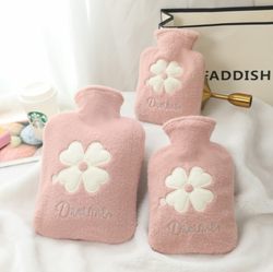 Hot Water Bottle, Water-Filled, for Warming the Abdomen and Uterus, Explosion-Proof, Large Size, for Menstrual Period, Hand Warmer for Students