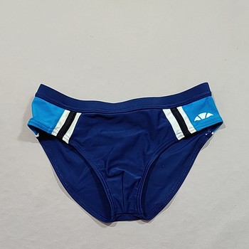 F585 foreign trade original high quality fashionable dark blue boys triangle bikini trunk special price