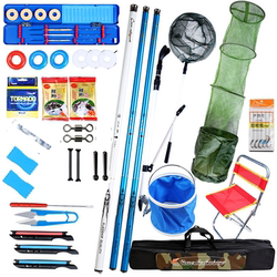 Complete Set of Fishing Rods for Novices, Hand Rods, Genuine Fishing Equipment, Outdoor Fishing Gear Supplies, Top Ten Famous Brands