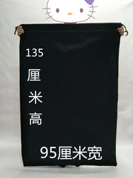 Black Thickened Canvas Courier Bag, Moving Storage Bag, Eco-Friendly Bag for Zhongtong, Yuantong, Yunda, and Postal Packages