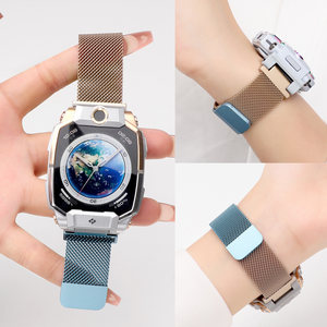 
Suitable for Xiaoxun Children's Watch T6pro Strap X5pro Milanis Yes3C Magnetic T6C Wristband New Smart Phone Watch Z9/Q2APro Men and Women P7/P8 Student M7 Accessories