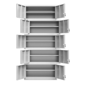 
Split five-section cabinet voucher cabinet with lock office contract information locker iron cabinet financial voucher storage cabinet