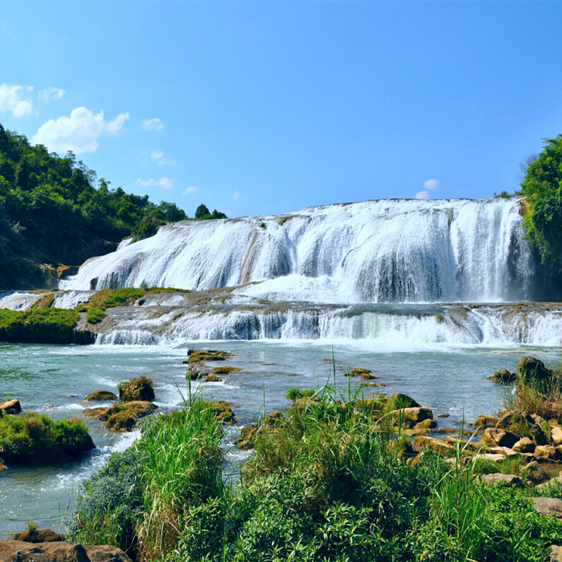 含往返高铁 1-6人团贵州旅游纯玩5天4晚黄果树小七孔西江苗寨贵阳