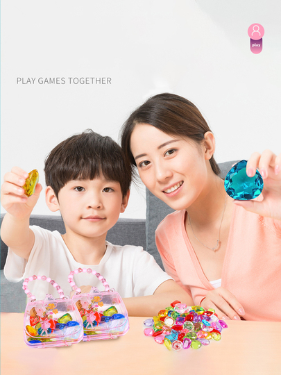 女の子のための宝石宝箱 - アクリルクリスタルプリンセストイ